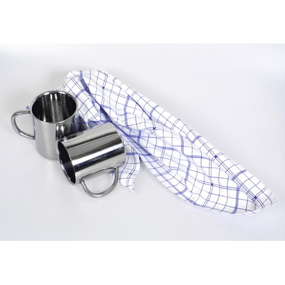 BasicNature Кухненска кърпа Микрофибърна кухненска кърпа синя 50 x 57 cm (920450)