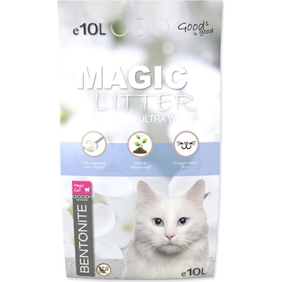 Magic Cat Magic Litter Bentonite Ultra White 10 l – Sleviste.cz