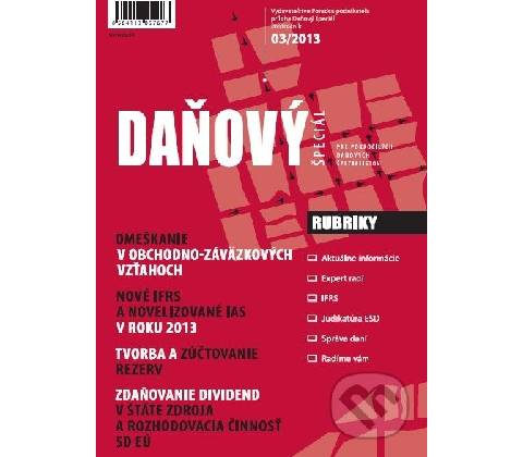 Daňový špeciál 3/2013