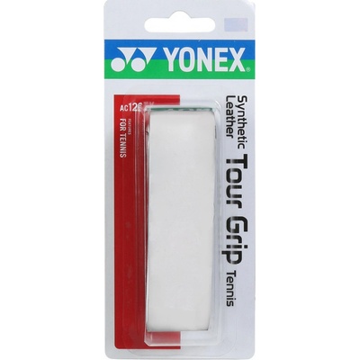 Yonex Leather Tour Grip AC 126 1 ks bílá