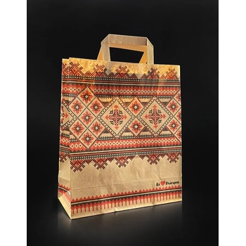 Image 1 of Натурална хартиена чанта с печат