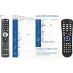 GENERAL GOLDEN MEDIA UNIBOX 9060 CRCI HD, 9080 CRCI HD V1 - съвместимо дистанционно управление на марката General (UNIBOX 9060 CRCI HD, 9080 CRCI HD V1) Дистанционно