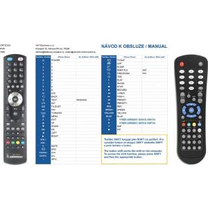 GENERAL GOLDEN MEDIA UNIBOX 9060 CRCI HD, 9080 CRCI HD V1 - съвместимо дистанционно управление на марката General (UNIBOX 9060 CRCI HD, 9080 CRCI HD V1) Дистанционно