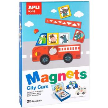 APLI Магнити Автомобили, детски, образователни (1540200155)