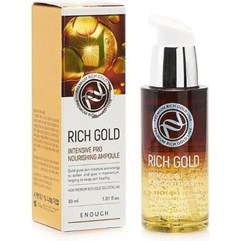 Enough Възстановяваща ампула за лице със златни йони Enough Rich Gold Intensive Pro Nourishing Ampoule