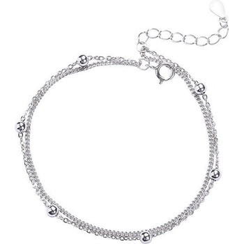 Silenti Jewelry Сребърна гривна "Топчета