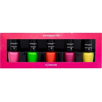 Dermacol Neon Nail Polish Set от Dermacol за Жени Подаръчен комплект