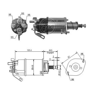 Spínač startéru - Lucas 26349 RC 131247