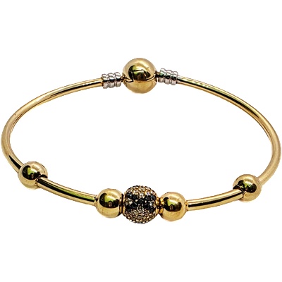 VipGold Златна дамска твърда гривна 8.90 гр (grt025)