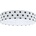 BPS Koncept Led Плафониера galaxy kids led/24w/230v точки бяла/черна (bs0569)