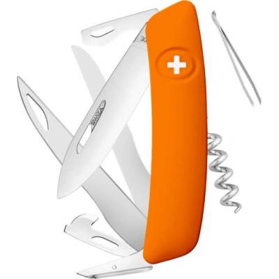 SWIZA D07 Scissors Black oranžová