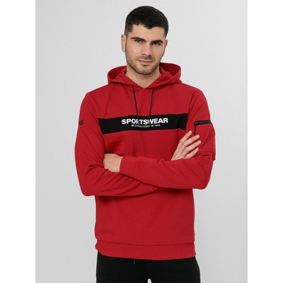 4F H4L22-BLM015 dark red mikina