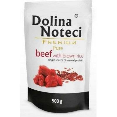 Dolina Noteci Premium Pure Beef s hnědou rýží 10 x 0,5 kg