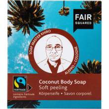 Fair Squared mydlo peelingové s kokosom 2 x 80 g