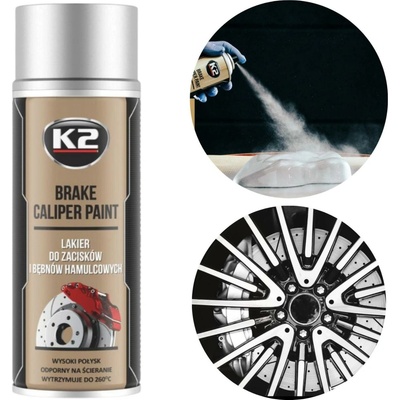 K2 Brake Caliper Paint stříbrná 400 ml | Zboží Auto