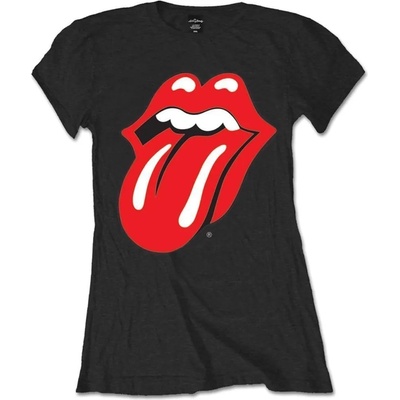 The Rolling Stones Classic Tongue Black S Дамски Риза (RSTEEP03LB01)
