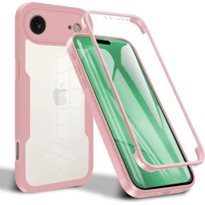 Techsuit Калъф за iPhone 17 Air - Techsuit - ColorVerse 360 Series + Screen Protector - Розов