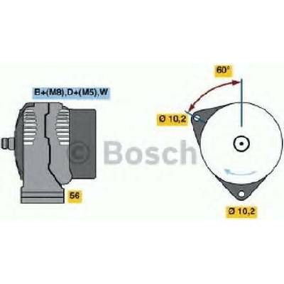 0986046000 BOSCH generátor
