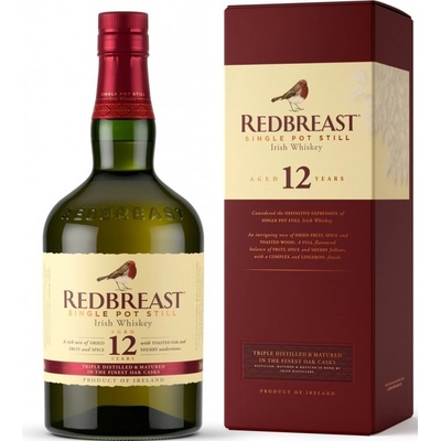 Redbreast 12y 40% 0,7 l (čistá fľaša)