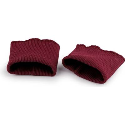 Elastické náplety na rukávy šíře 7 cm - (007) vínová