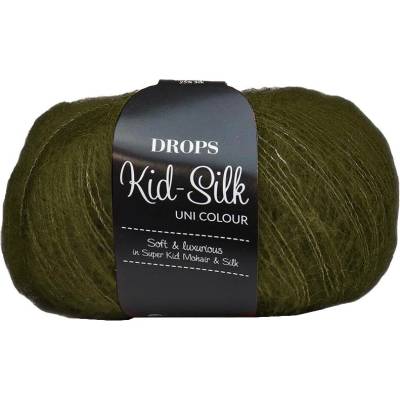 Drops Kid-Silk 66 olivová