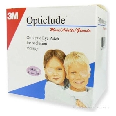 3M Opticlude Oční okluzor Maxi 57 x 82 mm 100 ks