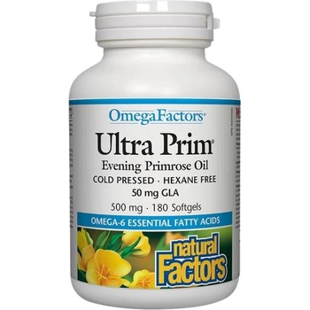 Image 1 of Natural Factors Ultra Prim Evening Primrose Oil 500 mg [180 Гел капсули]