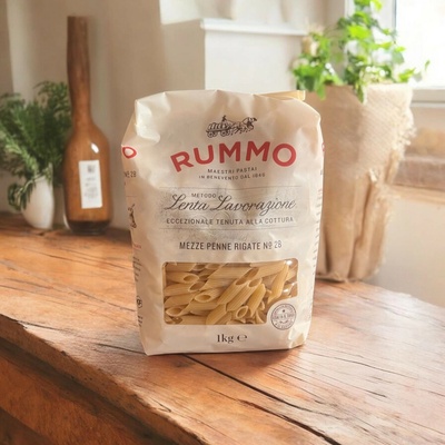 Rummo Mezze Penne Rigate No.28 1 kg