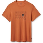 Rab Мъжка спортна тениска Rab Crimp Repeat Tee Sport shirt - Dark Melba (216-7516-0212)