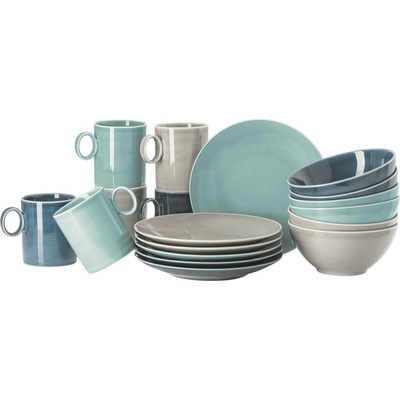 Rosenthal Thomas sada farebných tanierov s hrnčekmi a miskami Loft Colour 18 ks