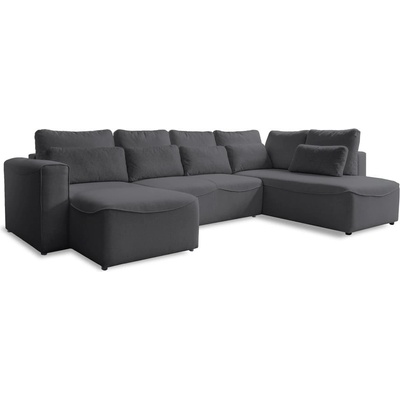 Miuform Тъмносив ъглов разтегателен диван (U-образен) Homely Tommy - Miuform (1634NEV97)