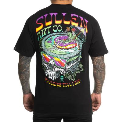 SULLEN мъжка тениска sullen - poolside - ЧЕРЕН - scm5633_bk