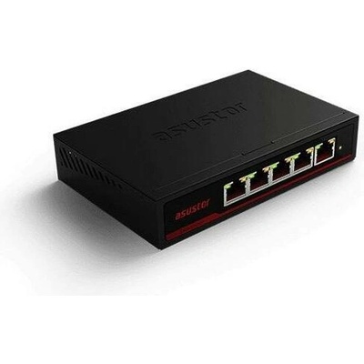 Суич Asustor ASW205T, 5 порта, 5x 100/1000/2500 (ASW205T)