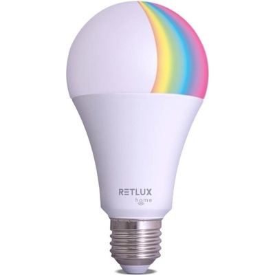 Retlux LED RGBW Stmievateľná žiarovka A70 E27/14W/230V 2700-6500K Wi-Fi Tuya FT1069