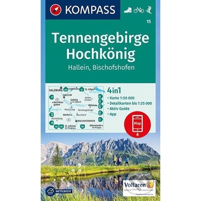 Kompass Karte Tennengebirge Hochkönig