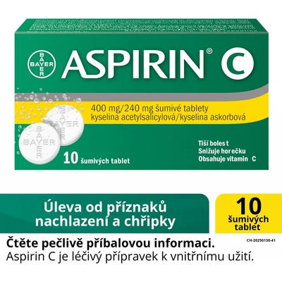 ASPIRIN C POR 400MG/240MG TBL EFF 10