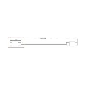 MicroConnect USB-C 3.2 Gen 2 Cable, 1m for HP Docking stations