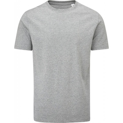Volné unisex tričko Mantis šedá melange melír