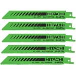 HiKOKI (Hitachi) - Комплект ножове за трион 10-14 TPI, дължина 150 мм, 5 бр. 752022 (752022)