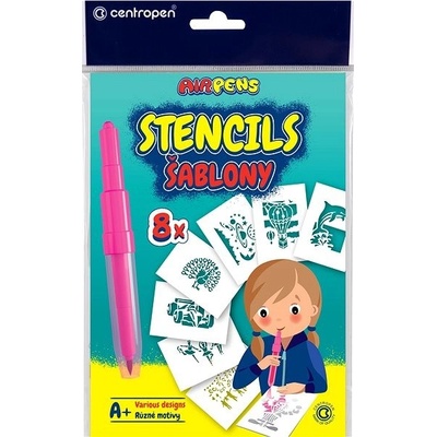 Centropen Šablony A5 Mix motivů 8 ks