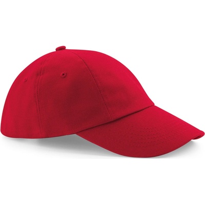 Beechfield B 58 6 panelová nízkoprofilová COT53005824899-classic red Červená