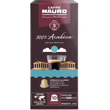 Caffé Mauro Кафе капсули за Nespresso Mauro 100% Arabica - 10 бр х 5, 5 г (51234)