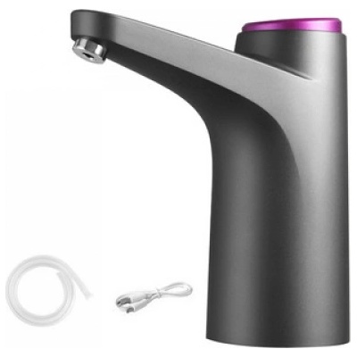 Автоматична помпа/диспенсър за вода с 2 режима, usb зареждане - черна