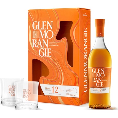 Glenmorangie Original 12y 40% 0,7 l (dárková balení 2 sklenice)