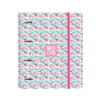 Moose Папка с пръстени Moos Flores Многоцветен 27 x 32 x 3.5 cm