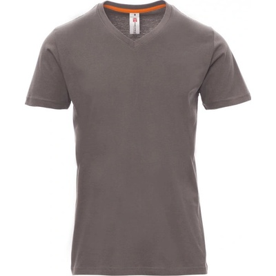 Payper V-Neck 000103-0026 pánske tričko s krátkym rukávom a výstrihom do V smoke