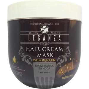 Leganza , Hair Cream Mask With Keratin, крем-маска за коса с кератин, 1кг