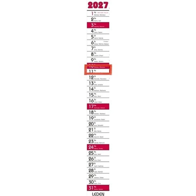 Nástěnný vázanka úzká BOBO Blok 2027