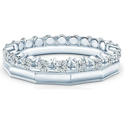 Savicki Sada prsteňov Symphony biele zlato diamanty ZST SAVNo 507B 534DB