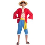 One Piece Маскировъчен костюм за възрастни One Piece Luffy (5 Части) Размер L
